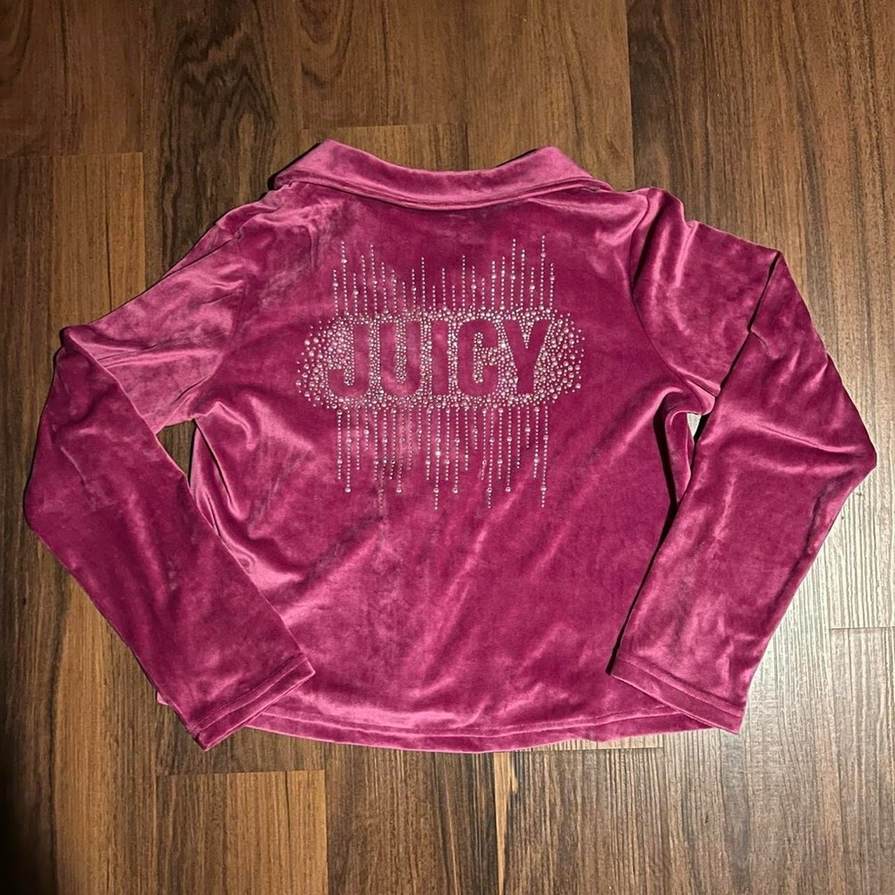 Juicy Couture pink velvet sleepwear pajamas